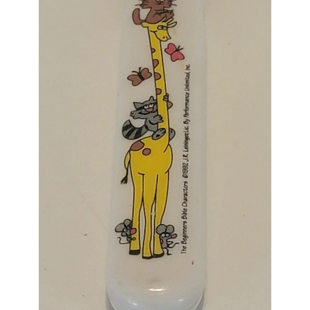 Vtg 90s Noah's Ark Children Cereal Bowl Zak Melamine Ware  Fork Beginner Bible